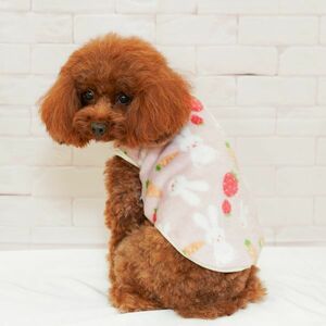 LLサイズ◆【雑誌掲載商品】【日本製】【定価5210円の品】【犬服ブランド】小型犬用 タンクトップ うさぎ柄 カットソー 新作 ドッグ 新品