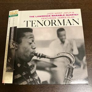 紙ジャケ　jazz west ローレンス・マラブル・カルテット　tenor man ソニー・クラーク