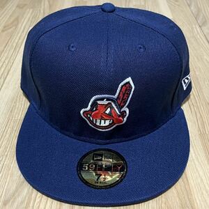 MLB クリーブランド インディアンス 帽子 ニューエラ NEWERA キャップ インディアンズ ワフー 酋長 7 1/2 59.6cm