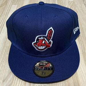 MLB クリーブランド インディアンス 帽子 ニューエラ NEWERA キャップ インディアンズ ワフー 酋長 7 5/8 60.6cm