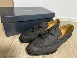 定価4.4万円　iugen タッセルローファー　ブラウン　サイズ6