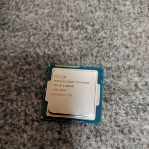 １円スタート　ジャンク　Intel CPU Core i7-4790K　4.00Ghz