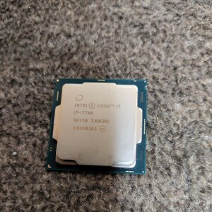 １円スタート　ジャンク　CPU Intel Core i7-7700　3.60Ghz