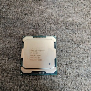 １円スタート　ジャンク　CPU Intel Core i7-6950x