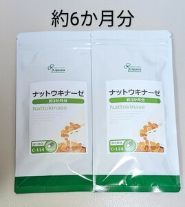 ナットウキナーゼ　約6か月分　たんぱく質　酵素　ビタミン　ミネラル　サプリ　サプリメント　リプサ　