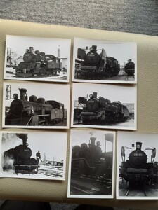 SL蒸気機関車　鉄道写真 　モノクロ　古 写真　C５５　C１２