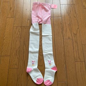 最終SALE 即決　新品　ミキハウス　日本製　タイツ　110 ソックス レギンス 女の子 靴下 子供