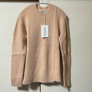 acne studios アクネストゥディオ アルパカ混 ニット クルーネック アシンメトリー アルパカ＆ウールセーター アクネストゥディオズ