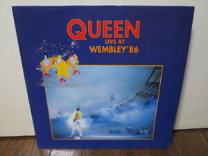 rare UK-original MAT:02/02/03/03 Live At Wembley '86 2LP(analog) Queen アナログレコード vinyl