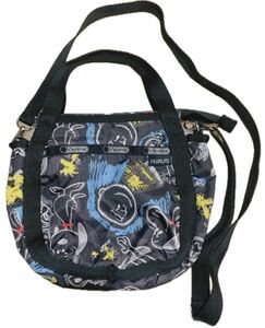 レスポートサック ショルダーバッグ PEANUTS スヌーピー 8056 スモールジェニー LeSportsac