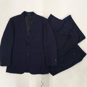 A330/S(中古)校名不明 男子制服3点 /M/W73/ブレザー/冬夏ズボン/紺/TOMBOW/Primary/冬服/夏服/中学校/高校/学生服/卒業生品