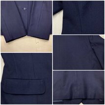 I249/Y(中古)山形県 山形東高校 女子制服3点 /旧制服/11/W68/丈62/ブレザー/冬ベスト/冬スカート/ブラウス/NIKKE/冬服/紺/女子学生/学生服_画像4