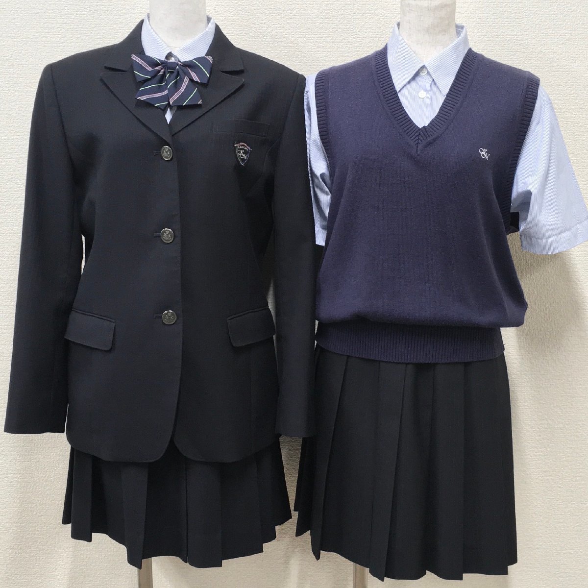 O598/T661(中古)栃木県 鹿沼南高校 女子制服7点 /指定品/155A/M/ O598/T661(中古)栃木県 鹿沼南高校 女子制服7点 /指定品/155A/M/