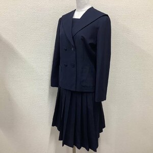 I307/Y(中古)山形県 山辺中学校 女子制服2点 /旧制服/指定品/M/W63/丈60/セーラーブレザー/冬スカート/冬服/ダブルボタン/女子学生/学生服