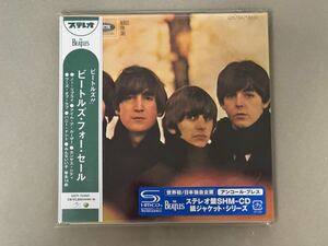 【紙ジャケ+SHM-CD】 The Beatles 『BEATLES FOR SALE』 UICY-76969