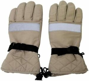 ONYONE CRAFT レディース（子供用） 防寒用 手袋 グローブ CRA84002 モカ/S 反射材使用！安全！！