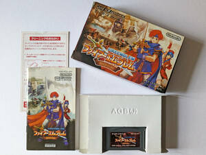 GBA ファイアーエムブレム 封印の剣　ゲームボーイアドバンス Fire Emblem 6 The Binding Blade Gameboy Advance