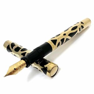 【文房具】シェーファー(SHEAFFER) 高級万年筆 バーメイル(VERMEIL) 925 ペン先18K 750 F 細字 カートリッジ/コンバーター両用式 送料880円