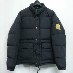 Lサイズ◆Carhartt カーハート ワッペン ダウンジャケット 黒