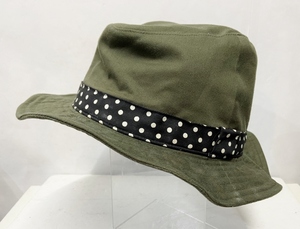  made in Japan glamb gram tsuba wire entering dot ribbon hat olive hat 