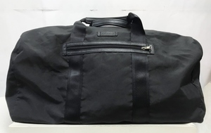 COACH コーチ ボストンバッグ ナイロン/レザー ブラック ダッフル 鞄