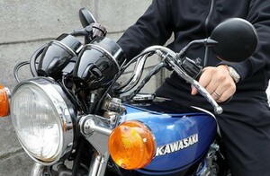 在庫あり! 限界一番シボリ Zファーザー アップハンドル シボリハンドル ゼファー Z400FX Z400GP XJ400 XJR ZRX ジェイド Z1 Z2 タレハン