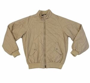 80's ビンテージ 英国製 MADE IN ENGLAND バラクータ BARACUTA G9 スイングトップ ハリントン キルティング OPTI ベージュ 38 [ta-0938]