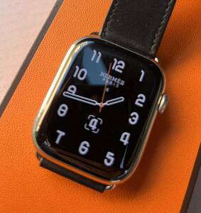 Apple Watch HERMES シリーズ8 45mm 革ベルト　アップルウォッチ　エルメス