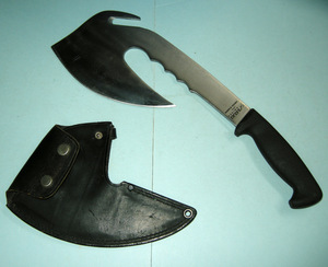 BLACKJACK KNIVES VIKING RAIDER ◆ブラックジャック バイキングレーダー マサカリ 鉞 鉈 斧◆ レザーシース付◆中古品