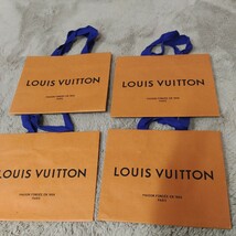 A1¥1310 LOUIS VUITTON ショッパー 紙袋 まとめ ショップ袋 ルイヴィトン ショップ袋_画像4