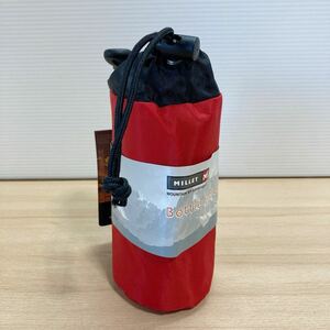 Millet(ミレー) BOTTLE HOLDER ボトルホルダー 500ML レッド 7×7××15cm 未使用 保管品 アウトドア(1-2)