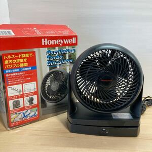 1円スタート ターボサーキュレーター サーキュレーター HFT-115 ブラック 首振り機能 フロアファン デスクファン Honeywell (7-3)