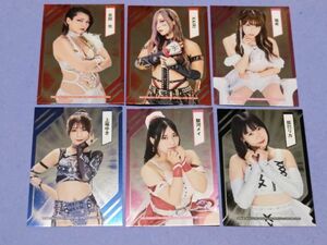 BBM2023女子プロレス Ambitious!! インサートカード６種 KAIRI 志田光 上福ゆき 駿河メイ 辰巳リカ 瑞希