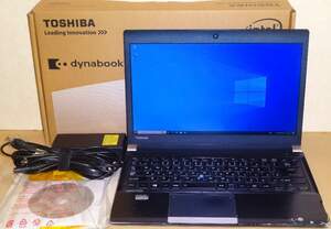 ● 東芝ノートPC dynabook R73/W4M Core i7 2.50GHz(4C/8T)液晶1920×1080 ジャンク扱い ●