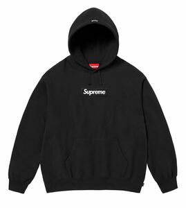 Supreme box logo hooded sweatshirt XXL ブラック　Black 新品未使用　オンライン購入　即完売　黒