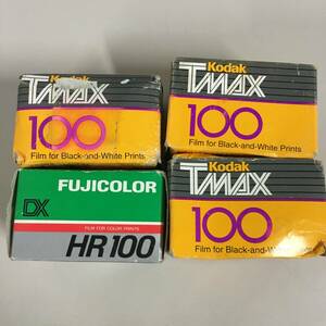 ●Kodak コダック TMAX 100 モノクロームフィルム + フジカラー HR100 セット 135-36　【23/1210/01