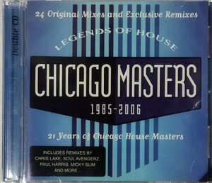 希少 廃盤! Chicago House 2CD 24曲 コンピ 1985-2006 Mr.Fingers Larry Heard Adonis Maeshall Jefferson Trax Records Acid 