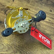 新品 １円～右巻き RYOBI リョービ メタロイヤル イカダ チヌM60A Metaroyal IKADA 筏 いかだ 落し込み リール フィッシング 釣り チヌ_画像5