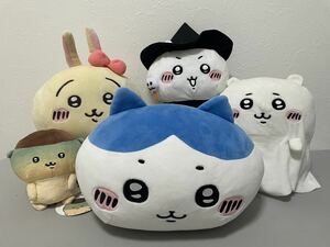 ちいかわ ぬいぐるみ ハチワレ キティコラボうさぎ 栗まんじゅうハロウィンBIG プライズ 景品 おまとめ5点セット