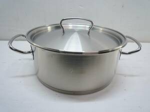 １円～セール N7120ta 美品 Fissler/フィスラー ステンレス 両手鍋 CookStar 18-10