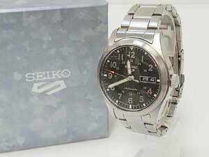 [15A-512-004-1] SEIKO セイコー5 スポーツ SBSA111 自動巻 腕時計 黒文字盤