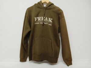 [11B-512-053-1] FREAK フリーク スウェットパーカー サイズL オリーブ色 釣り フィッシング 中古