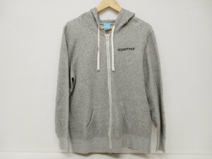 [11B-512-055-1] DSTYLE ディスタイル ZIP HOODIE ジップフーディー パーカー サイズXL グレー 釣り フィッシング 美品 中古