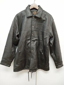 [12B-512-073-2] MR.OLIVE ミスターオリーブ HAIR SHEEP SOFT LEATHER -RELAX COACH JACKET レザージャケット M-023133 サイズL