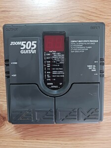 1円スタート　マルチエフェクター ZOOM505 GUITAR 通電確認　ジャンク扱い