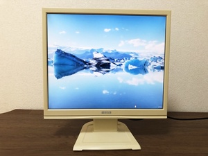 アイ・オー・データPCモニターLCD-A173KW17インチ　I・O DATA液晶ディスプレイ　17型液晶モニター　清掃/動作確認済み