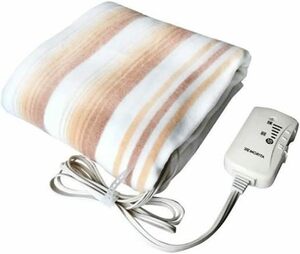 MORITA... electric . blanket 140×80cm. temperature sensor attaching mites .. head cold pair . wiring . underfoot warm TMB-S14KSblau