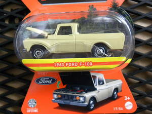 即決☆☆MB 1963 FORD F-100 フォード　ピックアップトラック　 MOVING PARTS マッチボックス MATCHBOX　定型外郵便発送可能　