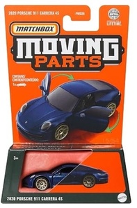 即決☆☆MB 2020 PORSCHE 911 CARRERA 4S ポルシェ　カレラ MOVING PARTS マッチボックス MATCHBOX