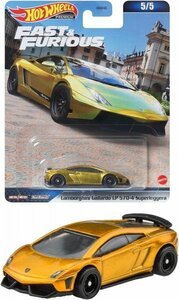 即決☆☆ランボルギーニ・ガヤルド LP 570-4 スーパーレッジェーラ GALLARDO ワイルド・スピード HMG52 プレミアムモデル HOT WHEELS